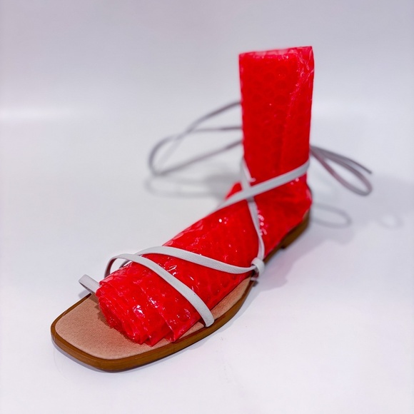 OFFICE LONDON Beige flat sandals - Picture 4 of 9